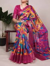 YNF7047 Tussar Silk With Printed With Zari Weaving Work Sarees Exporters In India